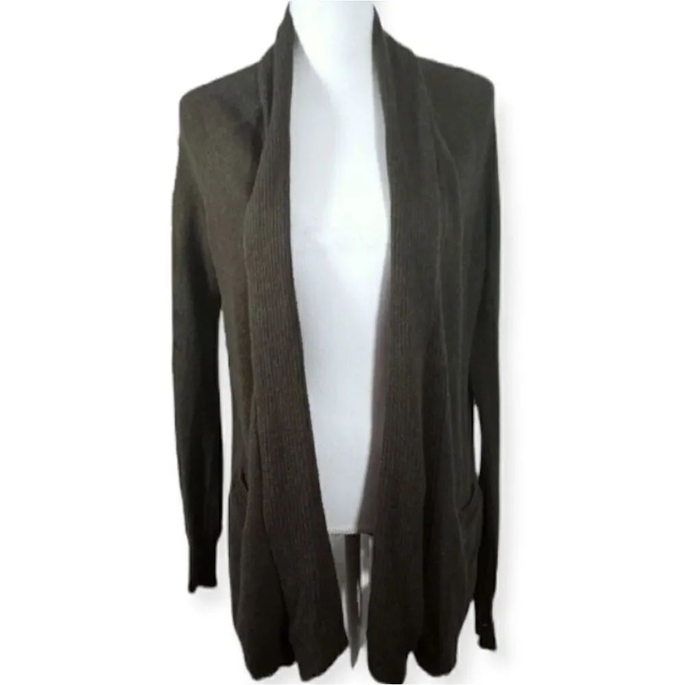 LOFT ARMY GREEN CARDIGAN SZ.XSP EUC